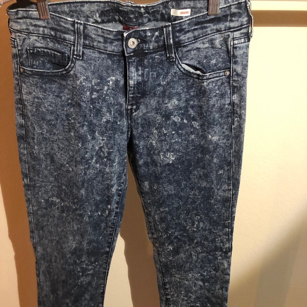 Acid Wash Jeggings